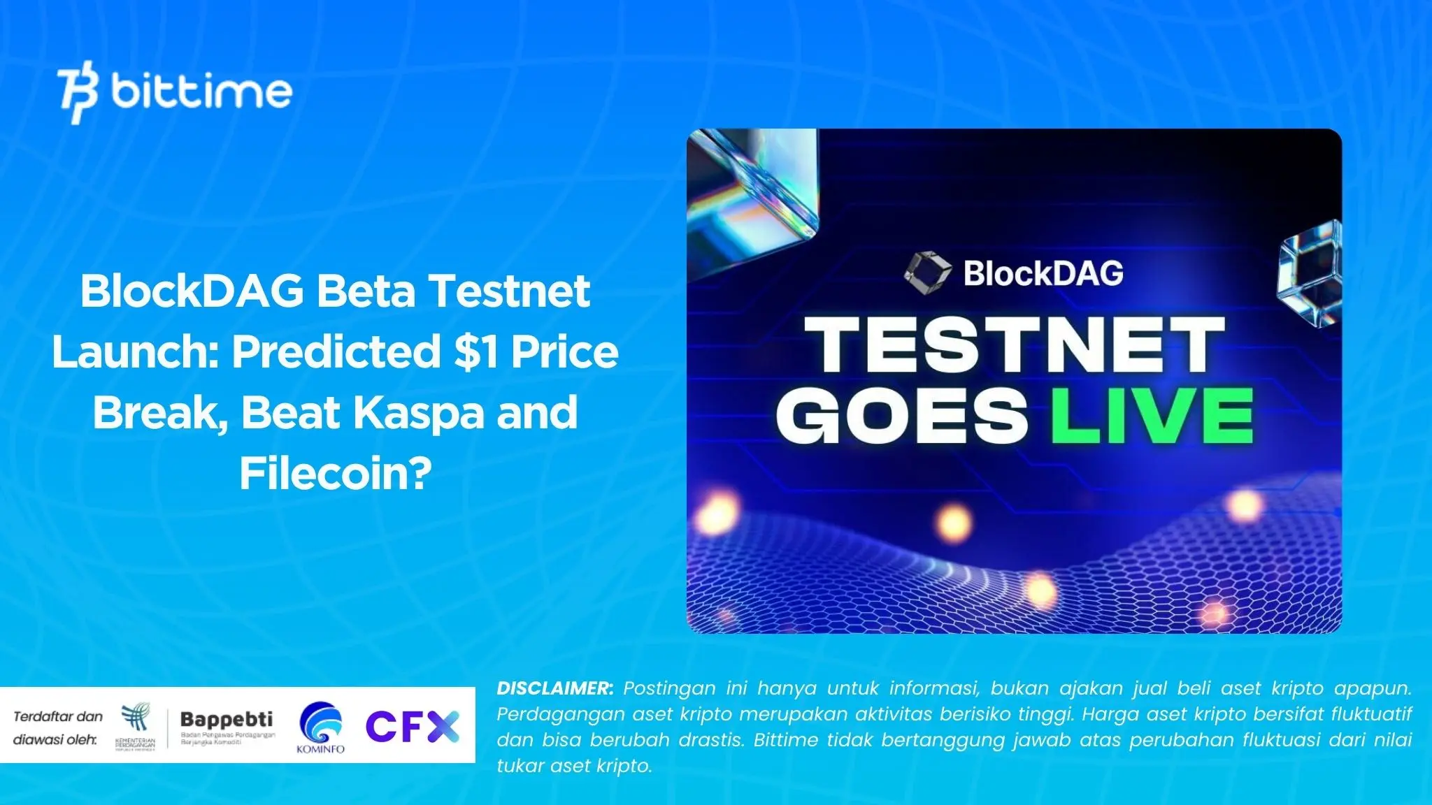 BlockDAG Beta Testnet Launch Predicted $1 Price Break, Beat Kaspa and Filecoin.