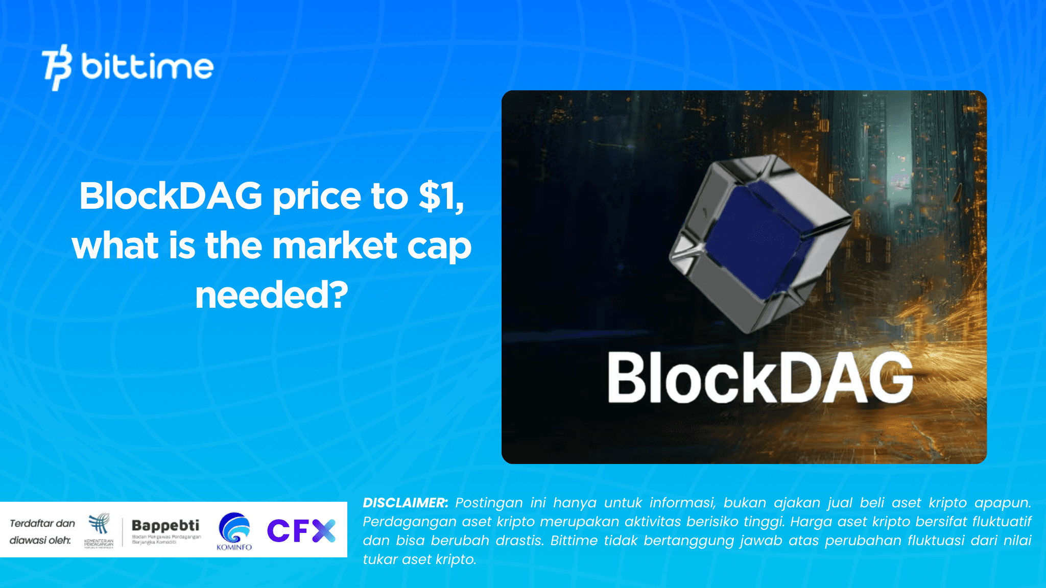 BlockDAG price to $1, what is the market cap needed.png