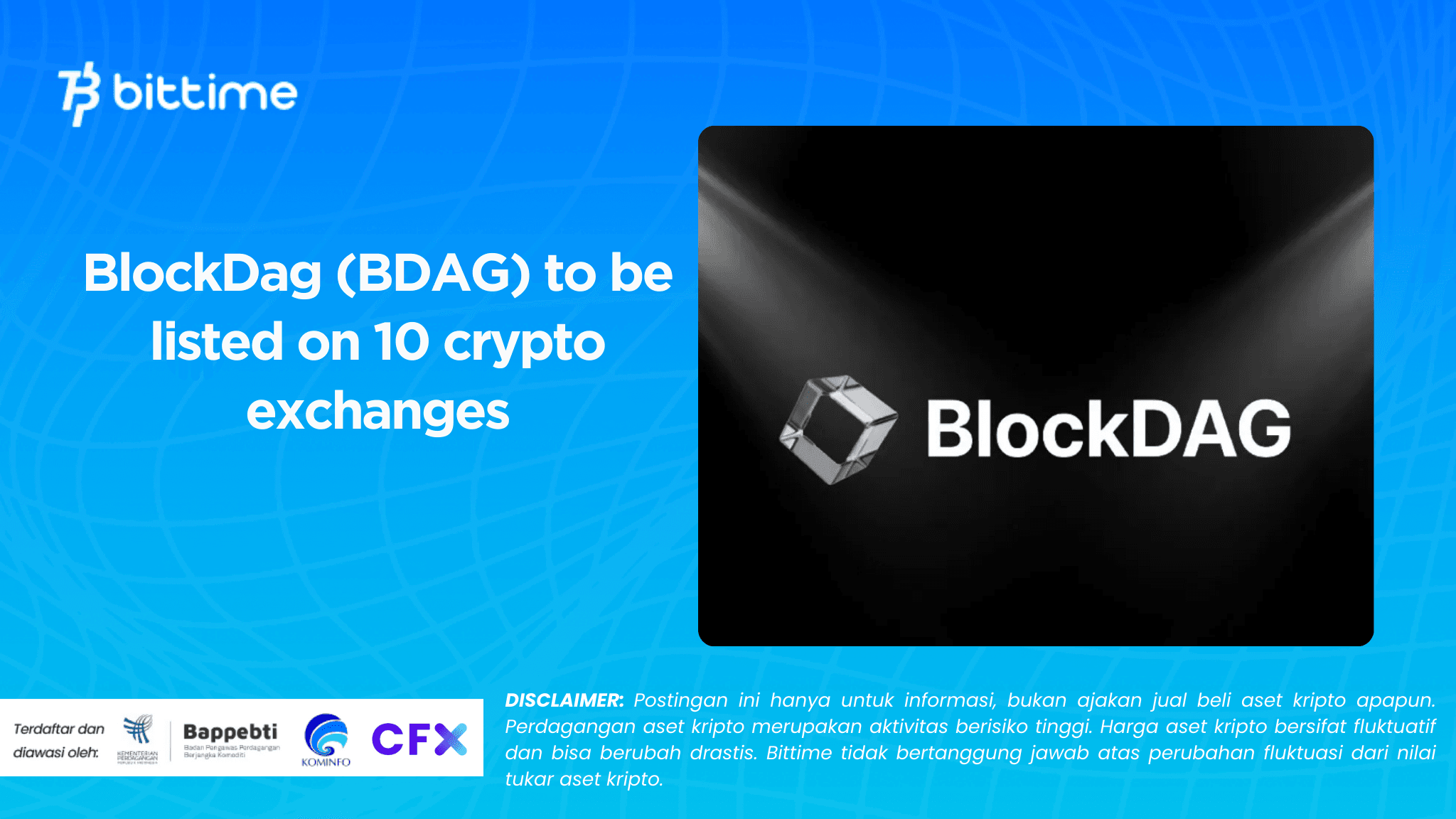 BlockDag (BDAG) to be listed on 10 crypto exchanges.png