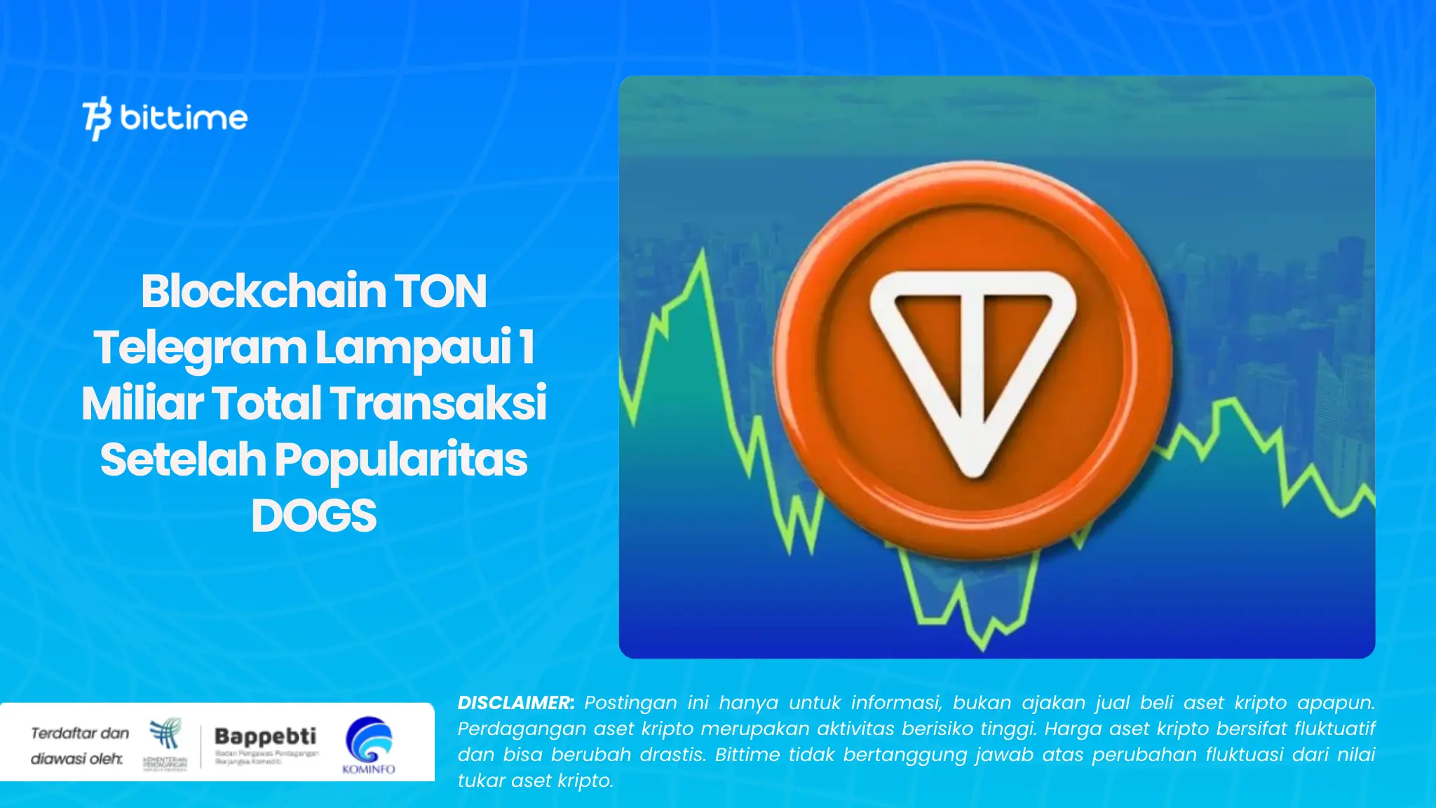 Blockchain TON Telegram Lampaui 1 Miliar Total Transaksi Setelah Popularitas DOGS.webp