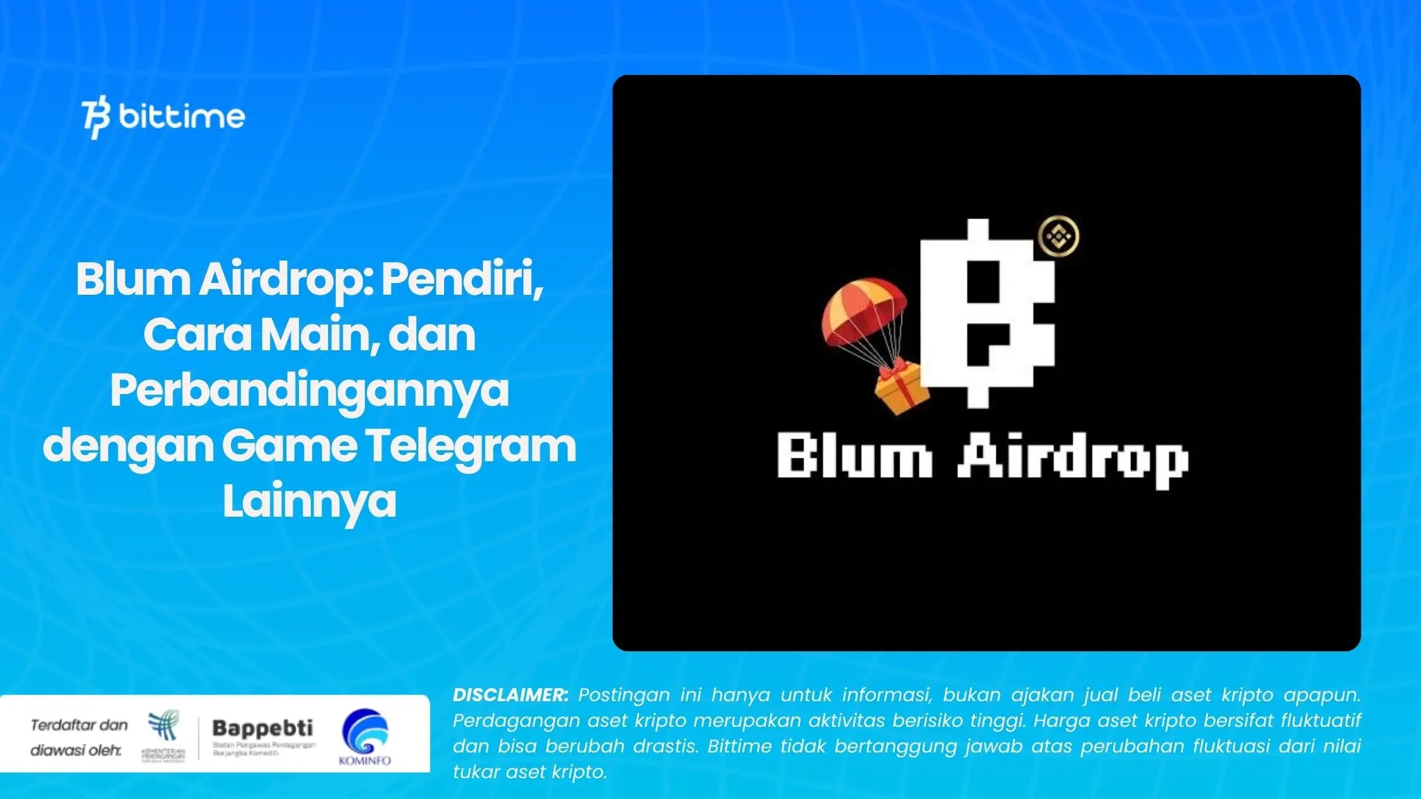 Blum Airdrop Pendiri, Cara Main, dan Perbandingannya dengan Game Telegram Lainnya.webp