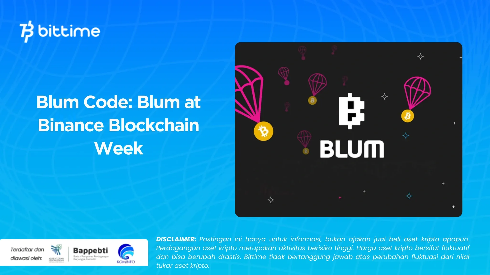 Blum Code Blum at Binance Blockchain Week.webp