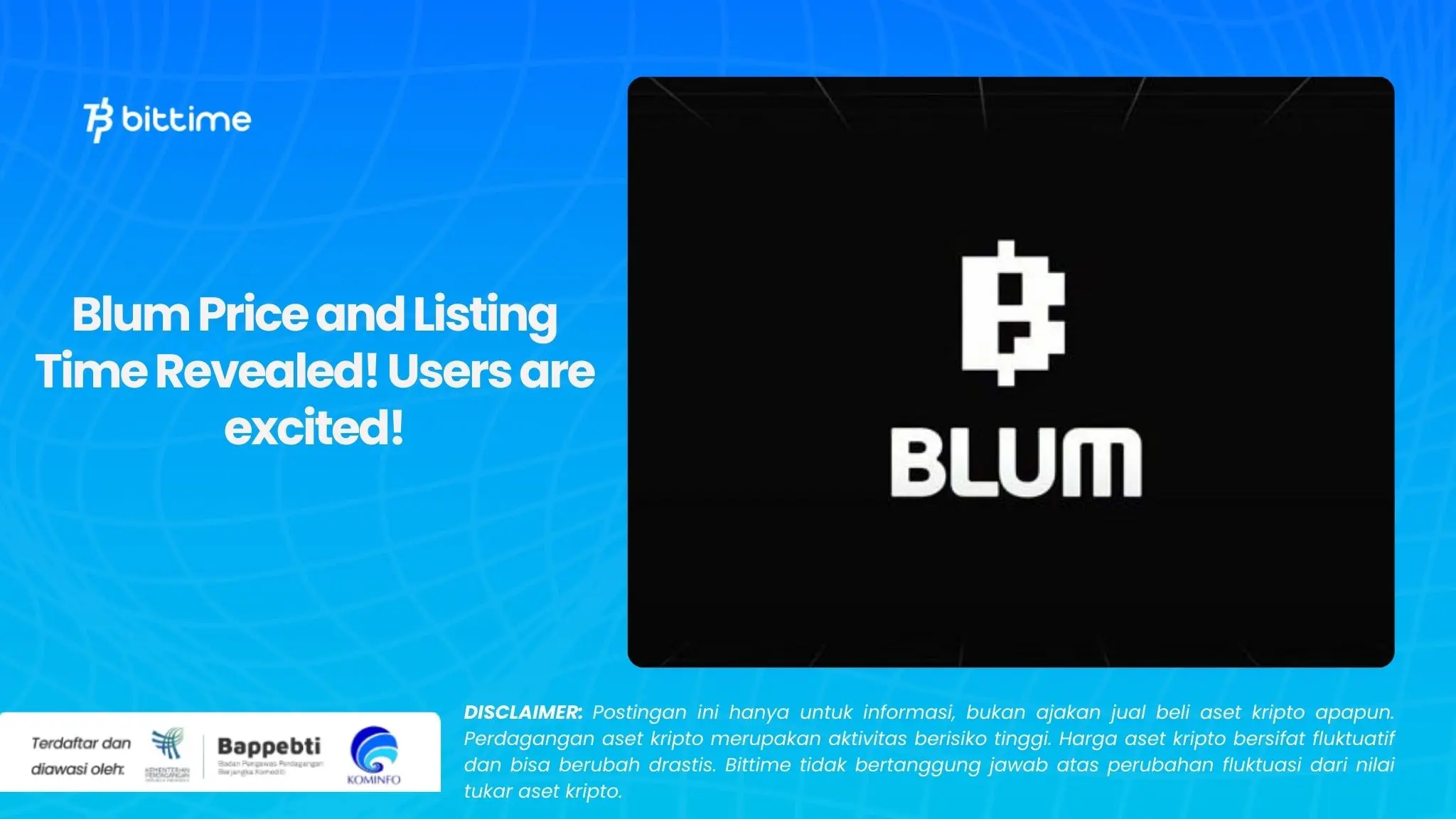 Blum Price and Listing Time Revealed! Users are excited!.webp