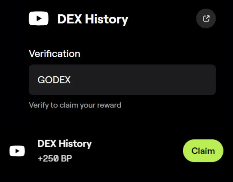 Blum YouTube Code DEX History.