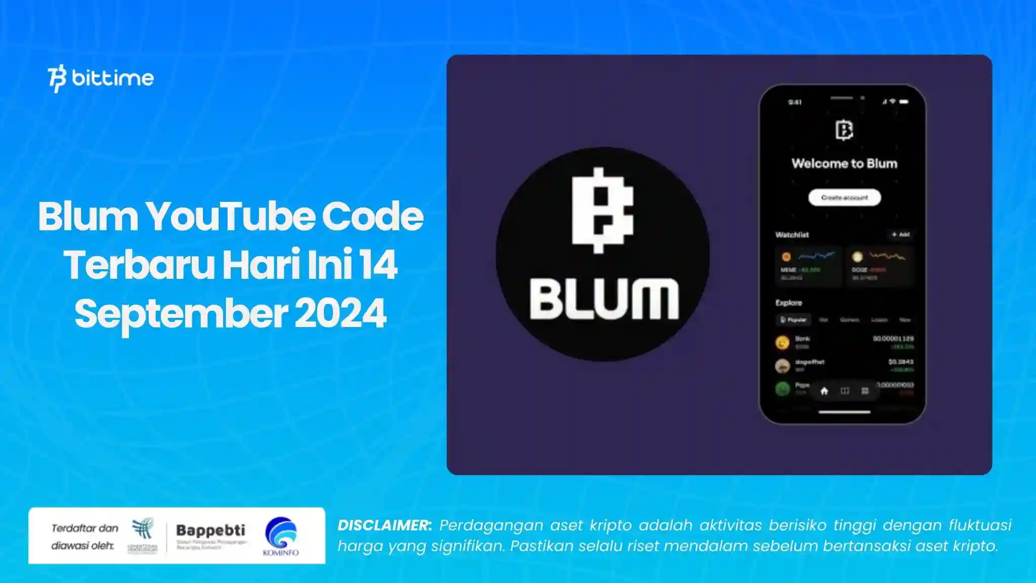 Blum YouTube Code Terbaru Hari Ini 14 September 2024.webp