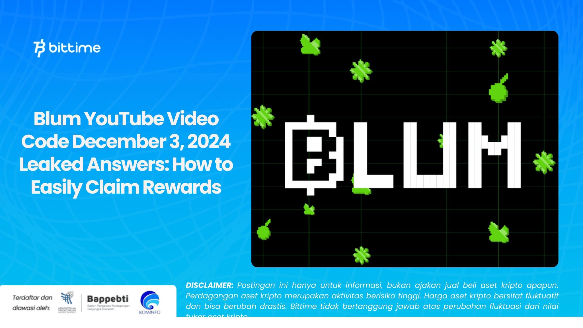 Blum YouTube Video Code December 3, 2024 Leaked Answers How to Easily Claim Rewards.png