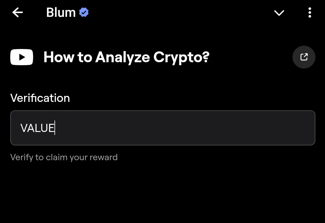 Blum Youtube Code 10 September: How to Analyze Crypto?