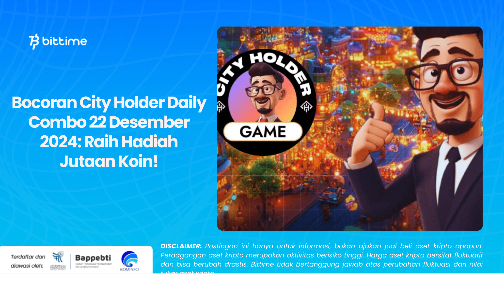 Bocoran City Holder Daily Combo 22 Desember 2024 Raih Hadiah Jutaan Koin!.png