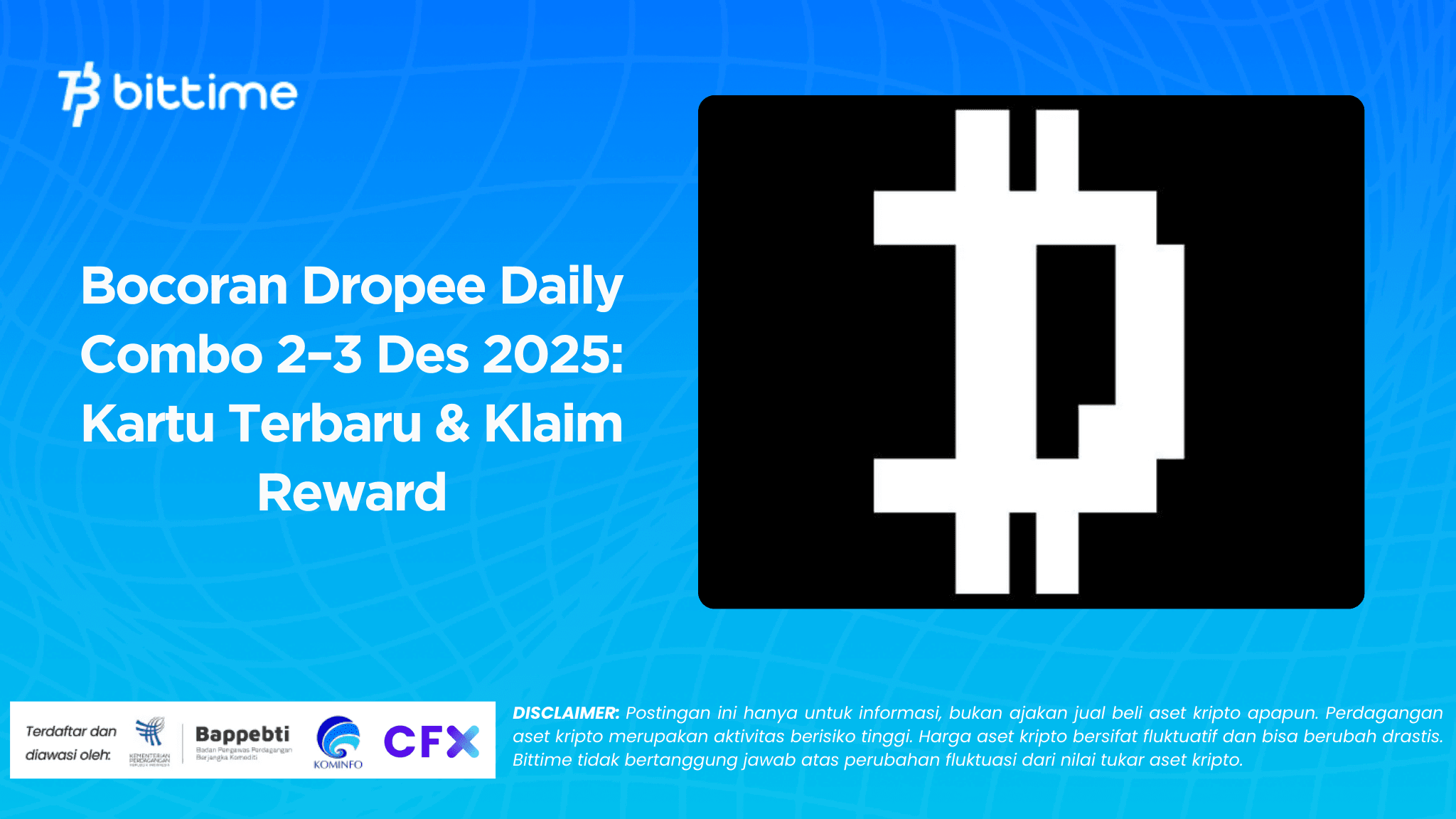 Bocoran Dropee Daily Combo 2–3 Des 2025: Kartu Terbaru & Klaim Reward