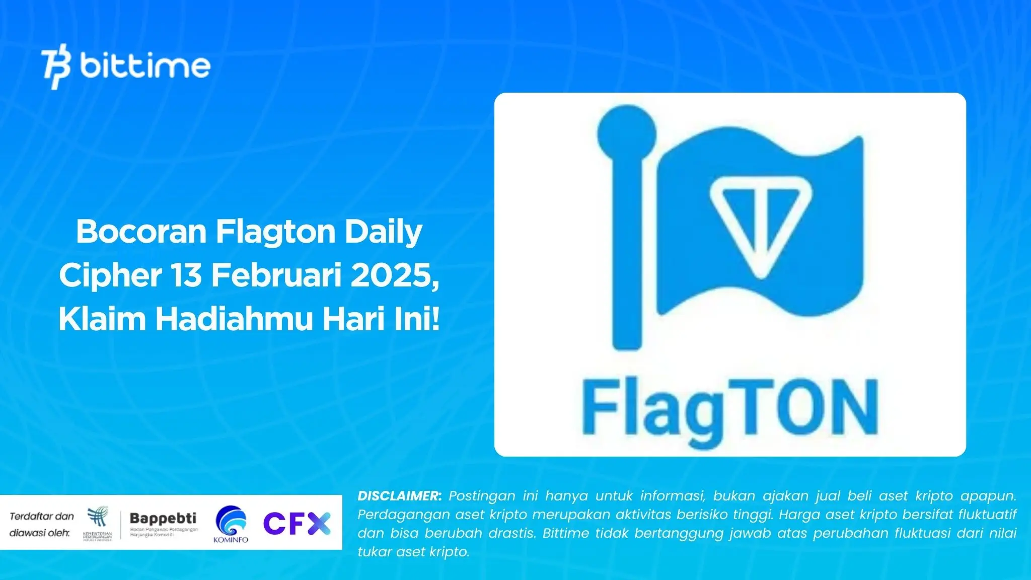 Bocoran Flagton Daily Cipher 13 Februari 2025, Klaim Hadiahmu Hari Ini!
