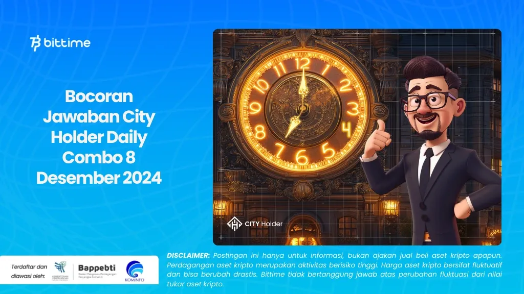 Bocoran Jawaban City Holder Daily Combo 8 Desember 2024