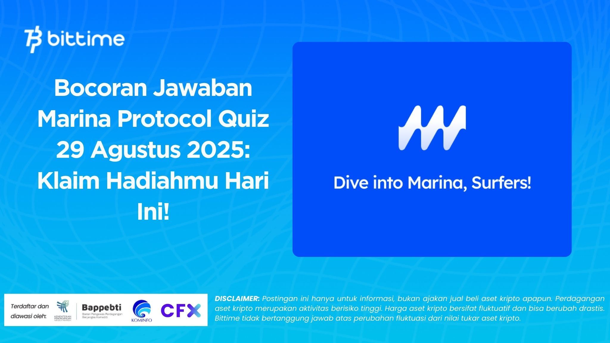 Bocoran Jawaban Marina Protocol Quiz 29 Agustus 2025: Klaim Hadiahmu Hari Ini!