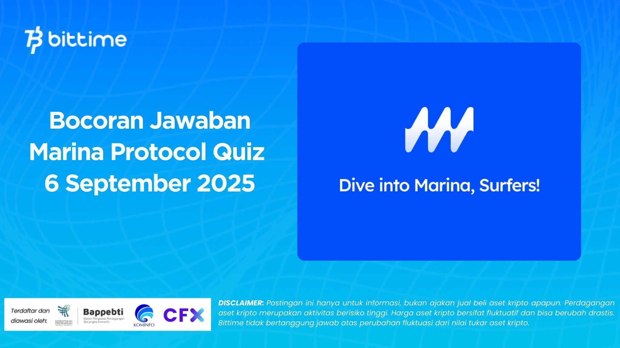 Bocoran Jawaban Marina Protocol Quiz 6 September 2025