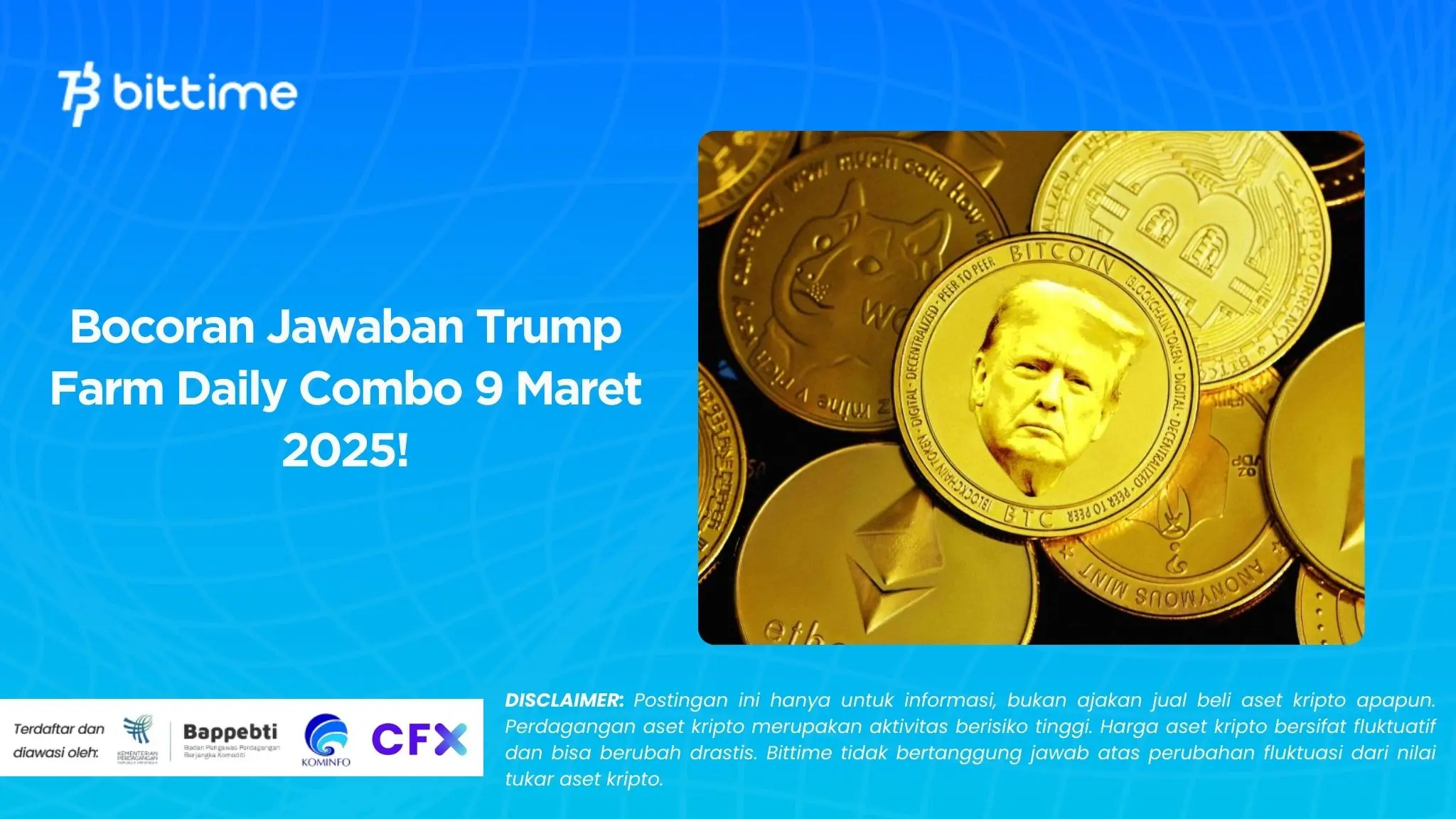 Bocoran Jawaban Trump Farm Daily Combo 9 Maret 2025!