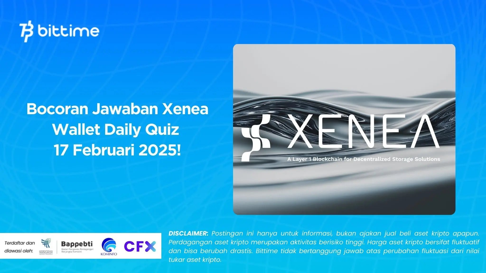 Bocoran Jawaban Xenea Wallet Daily Quiz 17 Februari 2025!