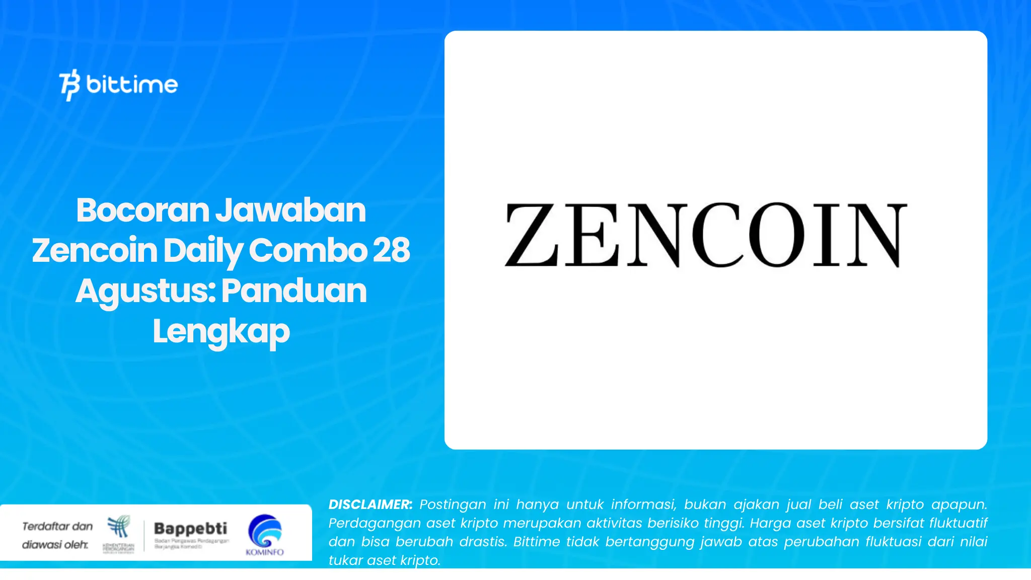 Bocoran Jawaban Zencoin Daily Combo 28 Agustus Panduan Lengkap.webp