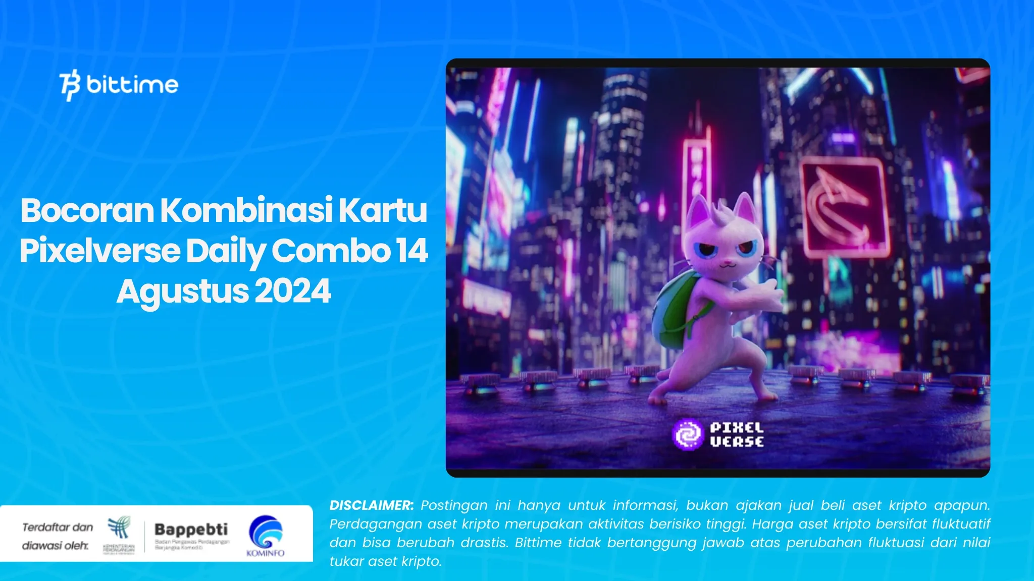 Bocoran Kombinasi Kartu Pixelverse Daily Combo 14 Agustus 2024