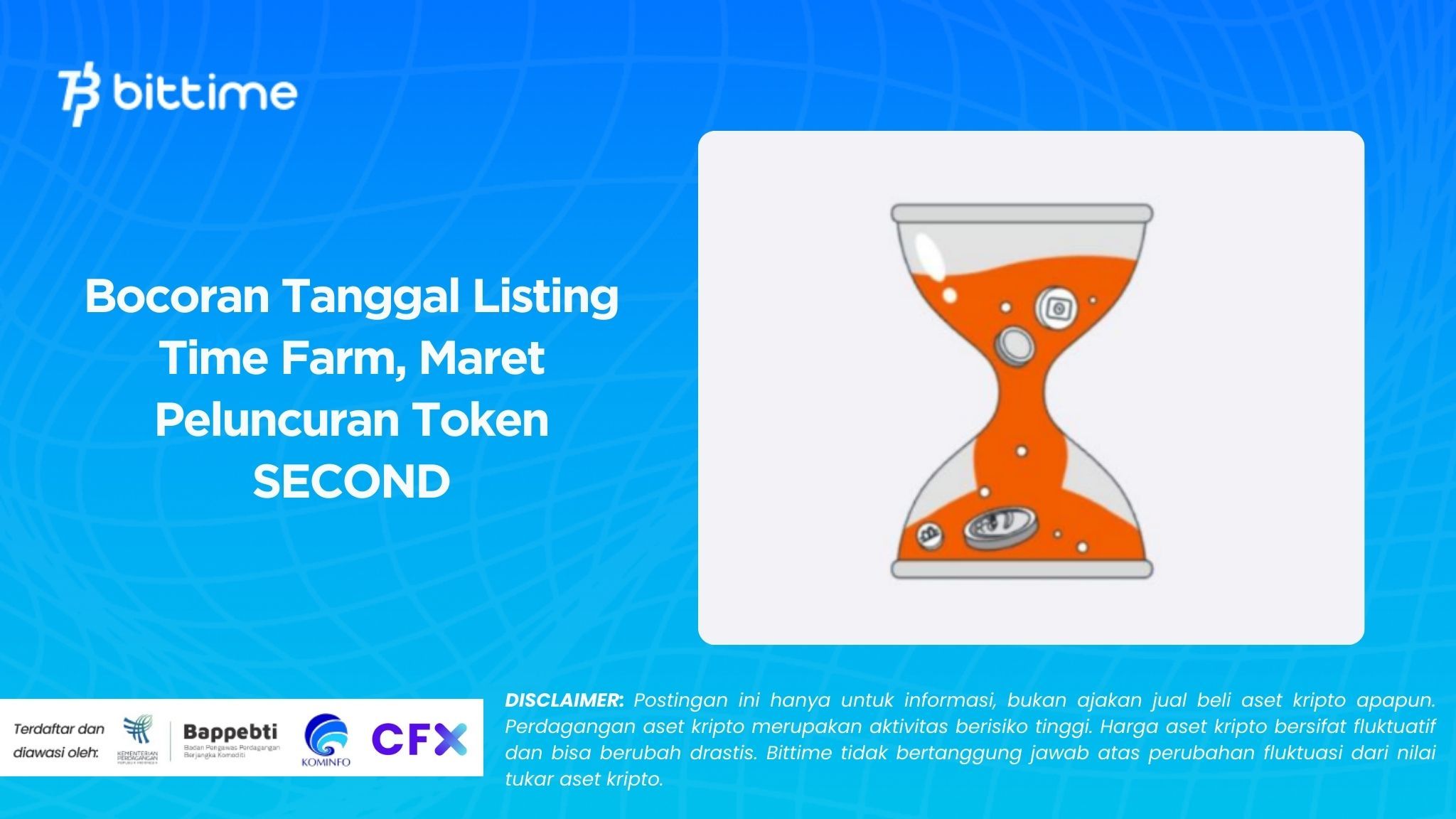 Bocoran Tanggal Listing Time Farm, Maret Peluncuran Token SECOND