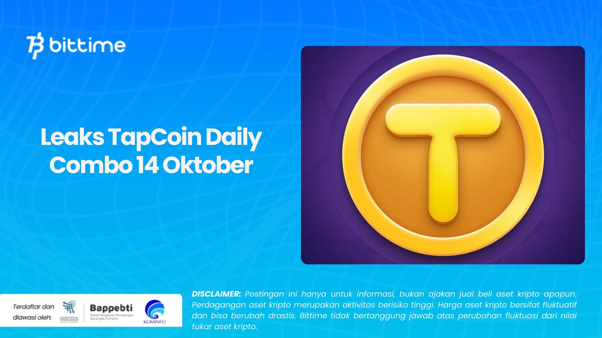 Bocoran TapCoin Daily Combo 14 Oktober