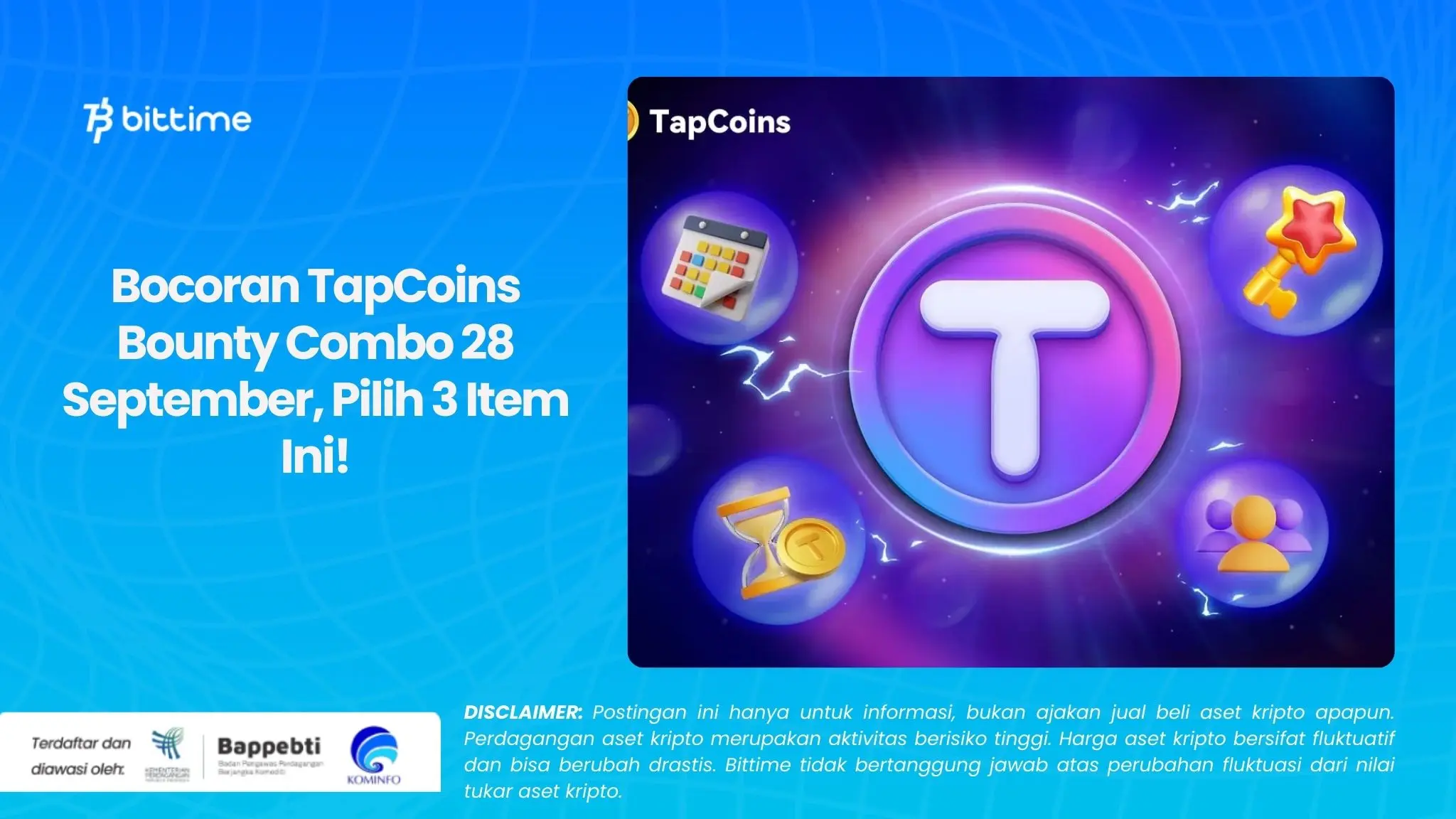 Bocoran TapCoins Bounty Combo 28 September, Pilih 3 Item Ini!.webp