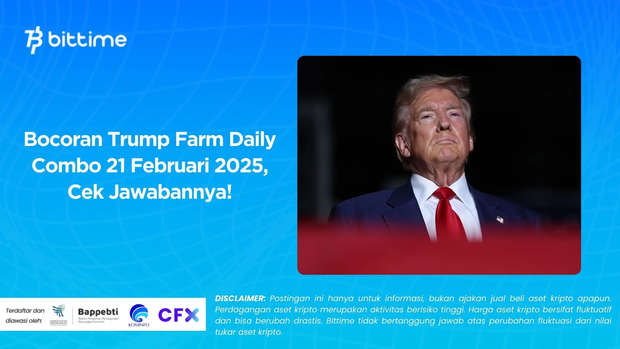 Bocoran Trump Farm Daily Combo 21 Februari 2025, Cek Jawabannya!