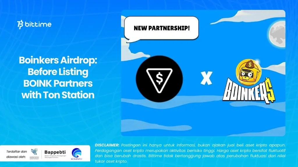 Boinkers Airdrop: Before Listing BOINK Partners with Ton Station