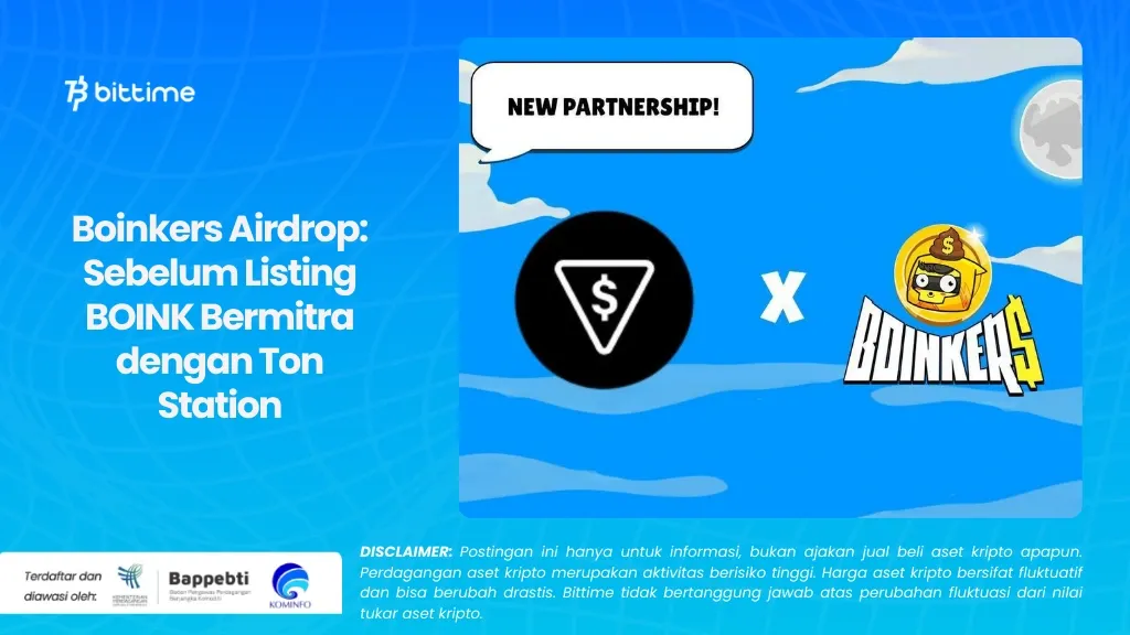 Boinkers Airdrop Sebelum Listing BOINK Bermitra dengan Ton Station.webp