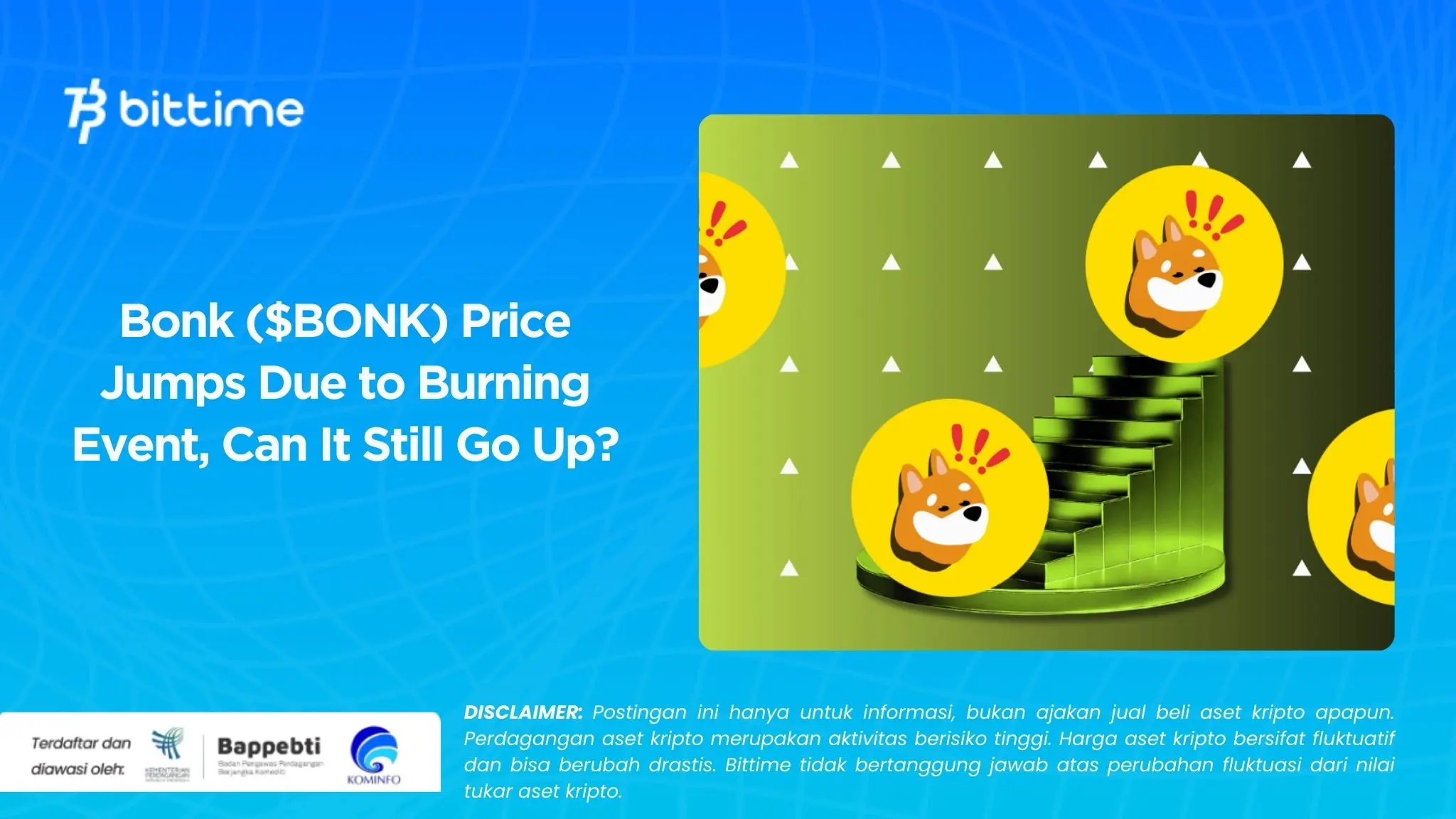 Bonk ($BONK) Price Jumps Due to Burning Event, Can It Still Go Up?