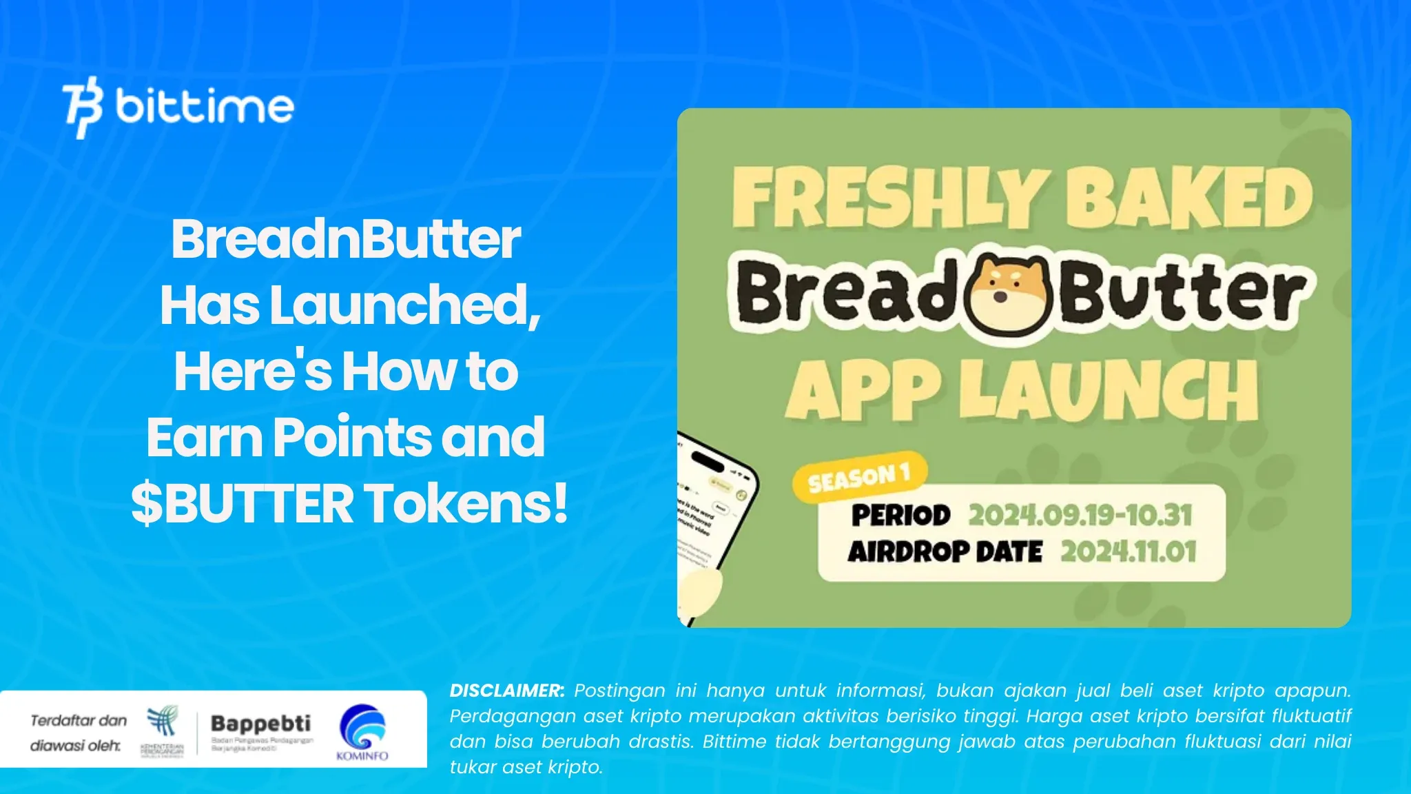 BreadnButter Has Launched