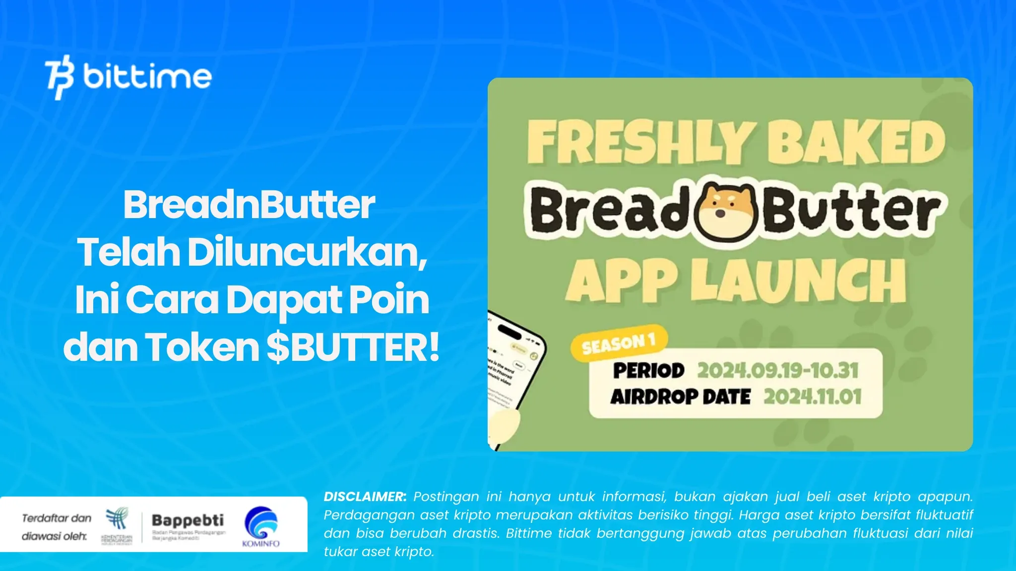 BreadnButter Telah Diluncurkan