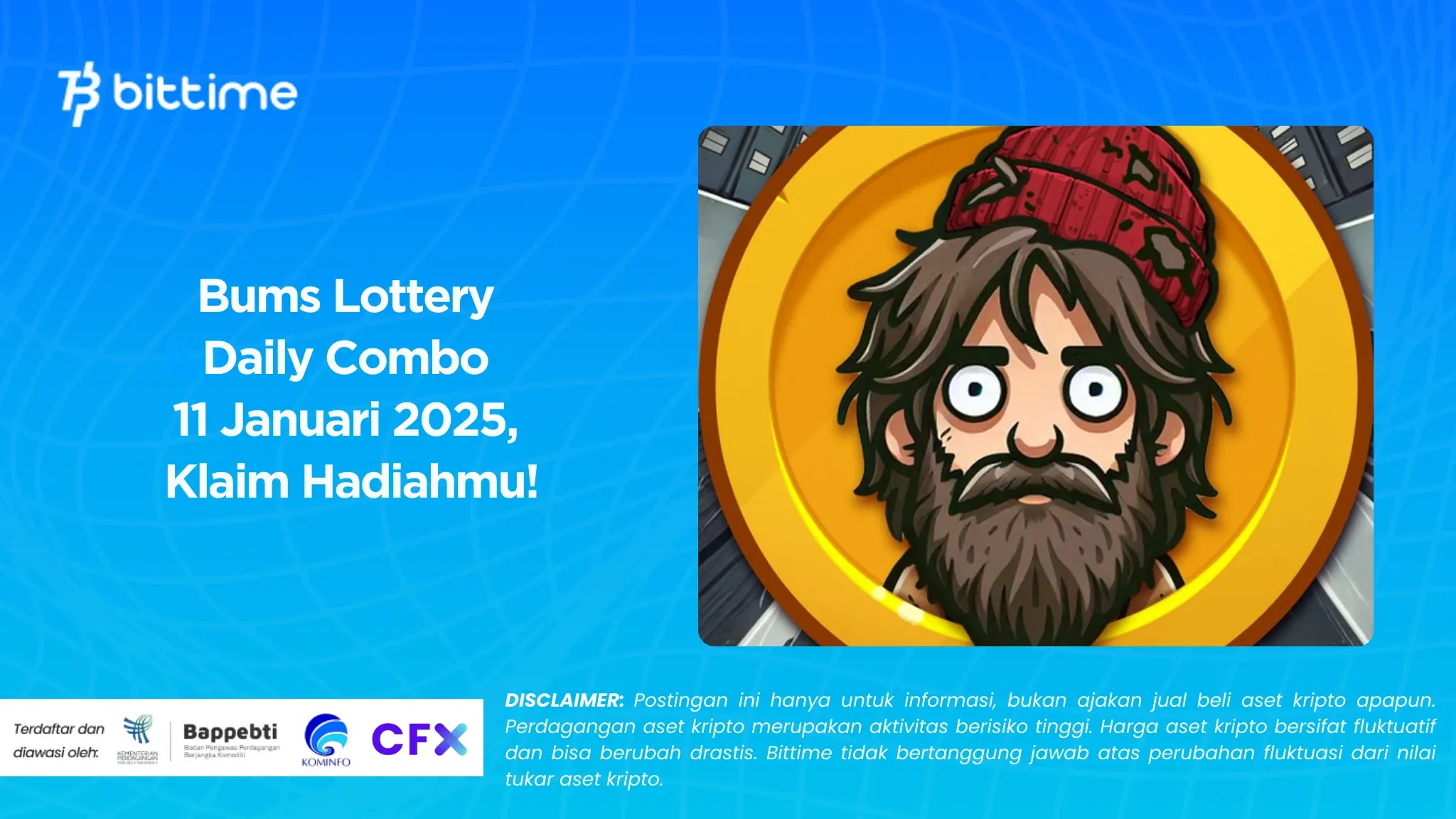 Bums Lottery Daily Combo 11 Januari 2025, Klaim Hadiahmu!.webp