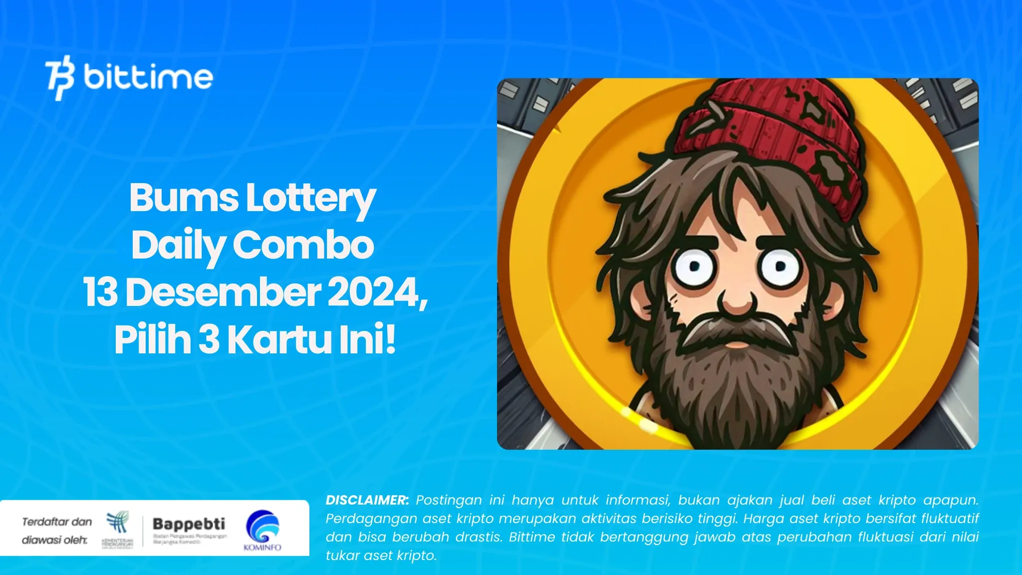Bums Lottery Daily Combo December 13, 2024, Choose These 3 Cards!.webp