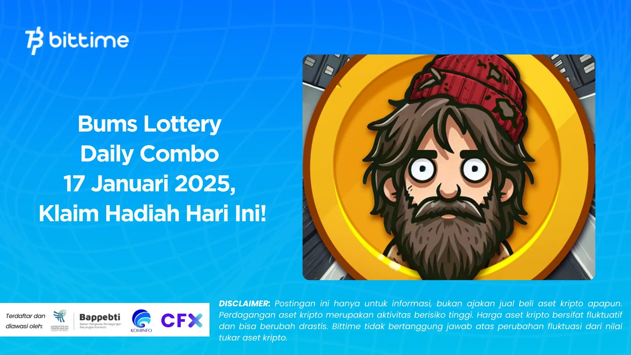 Bums Lottery Daily Combo 17 Januari 2025