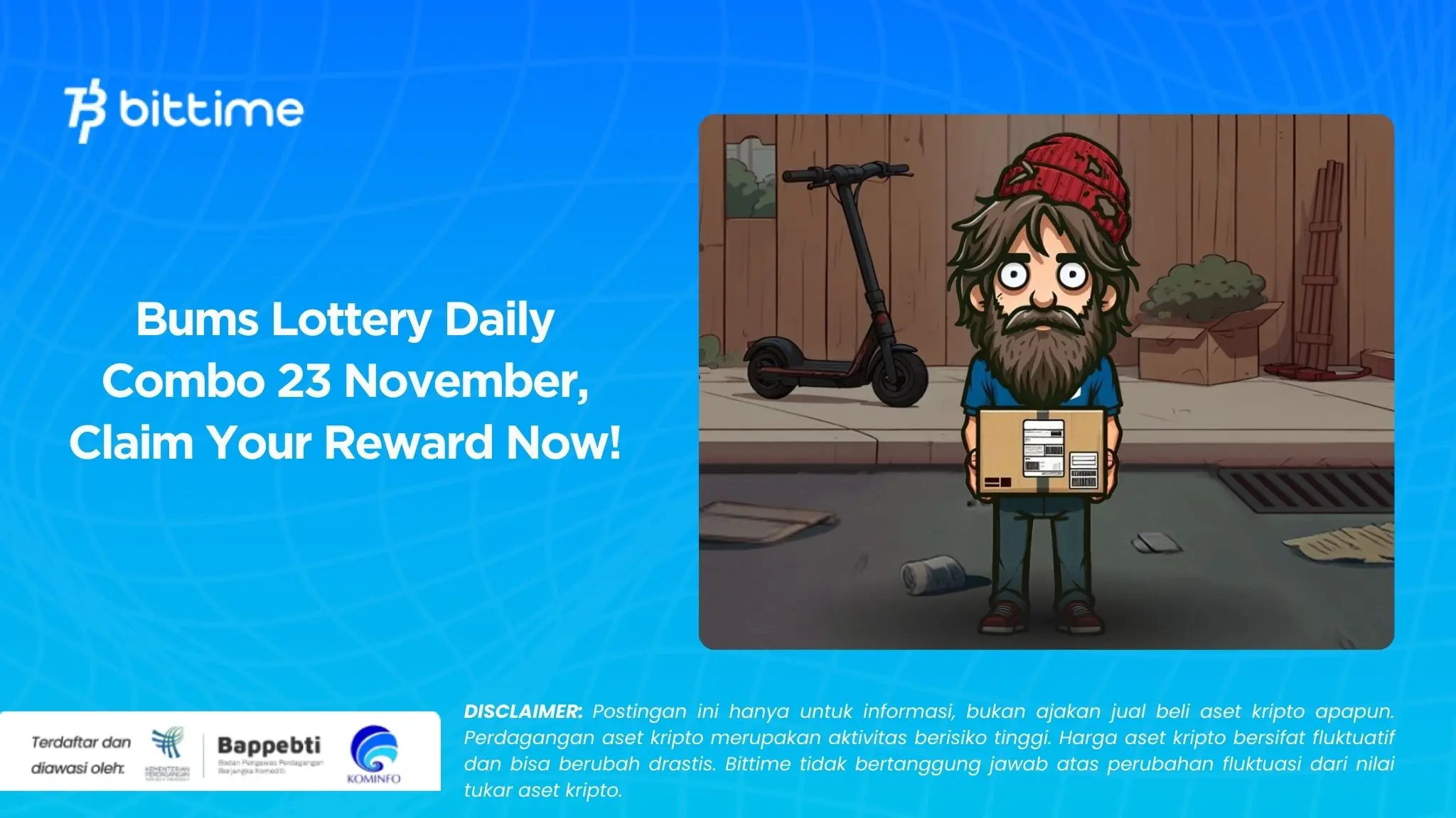 Bums Lottery Daily Combo 23 November, Claim Your Reward Now!.webp