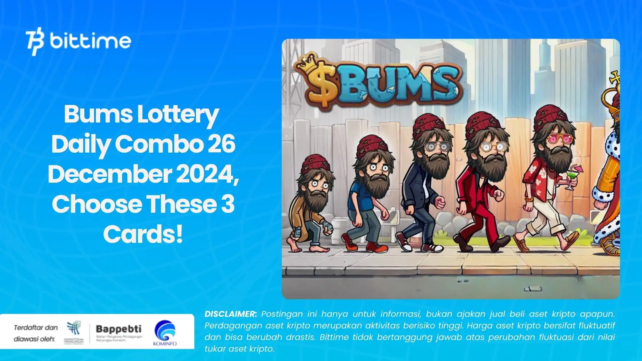 Bums Lottery Daily Combo 26 December 2024, Choose These 3 Cards!.webp