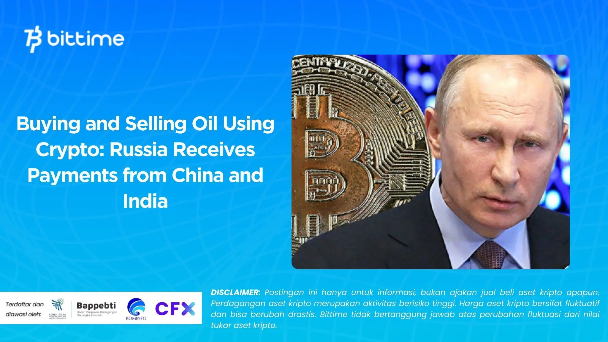 Buying and Selling Oil Using Crypto Russia Receives Payments from China and India.