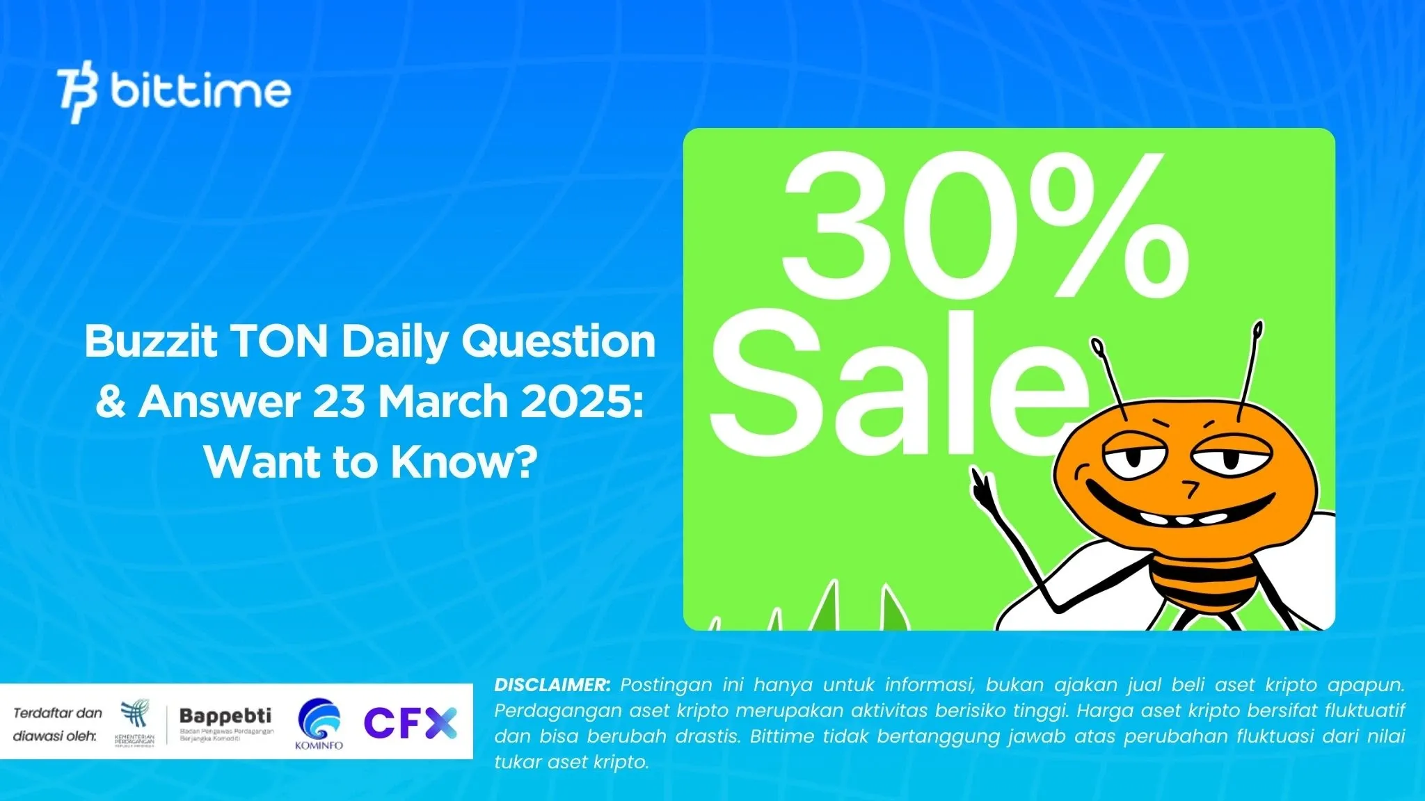 Buzzit TON Daily Question & Answer 23 March 2025 Want to Know?