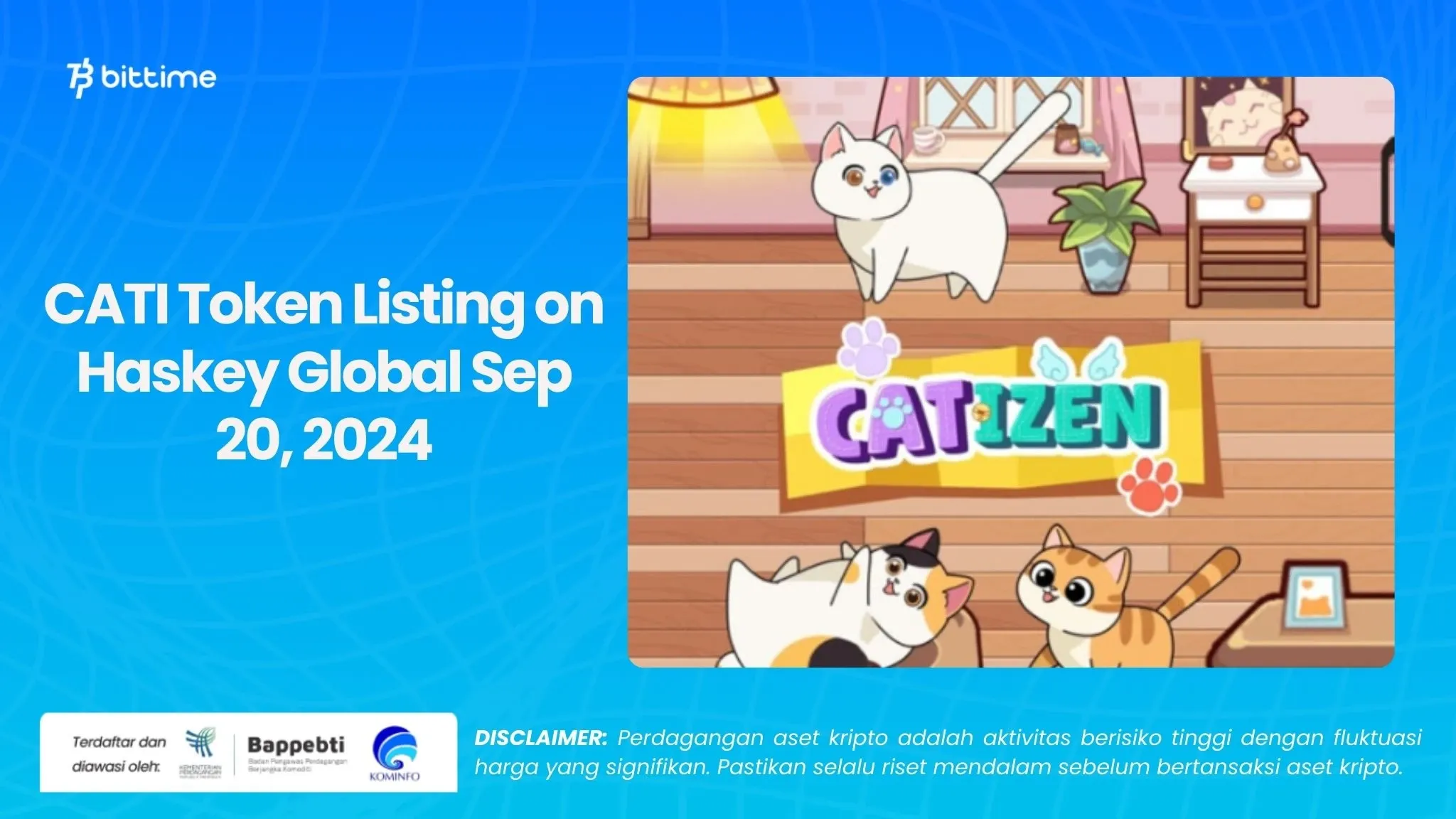 CATI Token Listing on Haskey Global Sep 20, 2024.webp