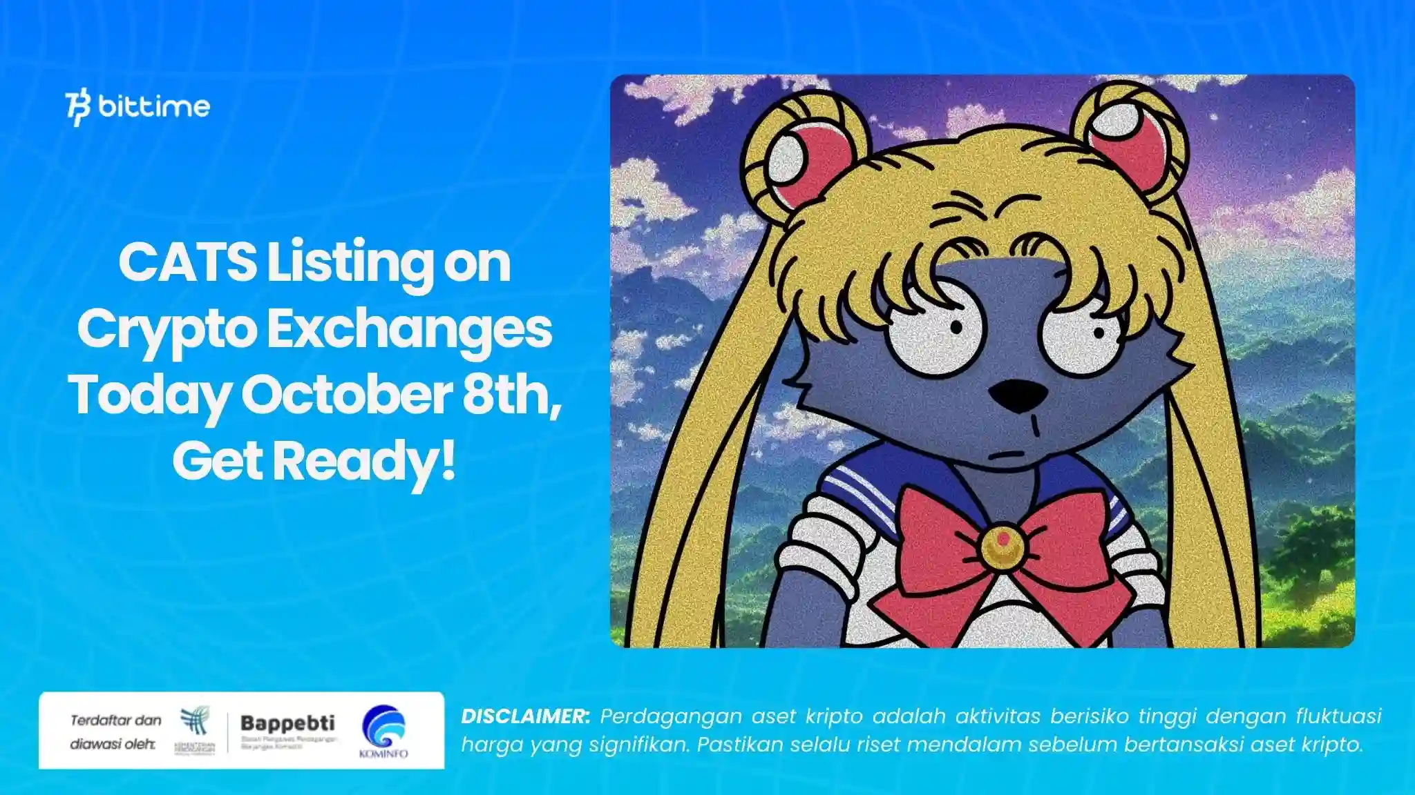 CATS Listing on Crypto Exchanges Today October 8th, Get Ready!