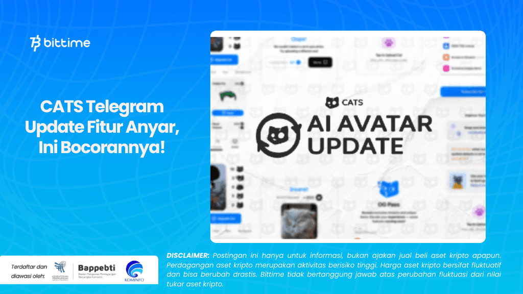 CATS Telegram Update Fitur Anyar, Ini Bocorannya!