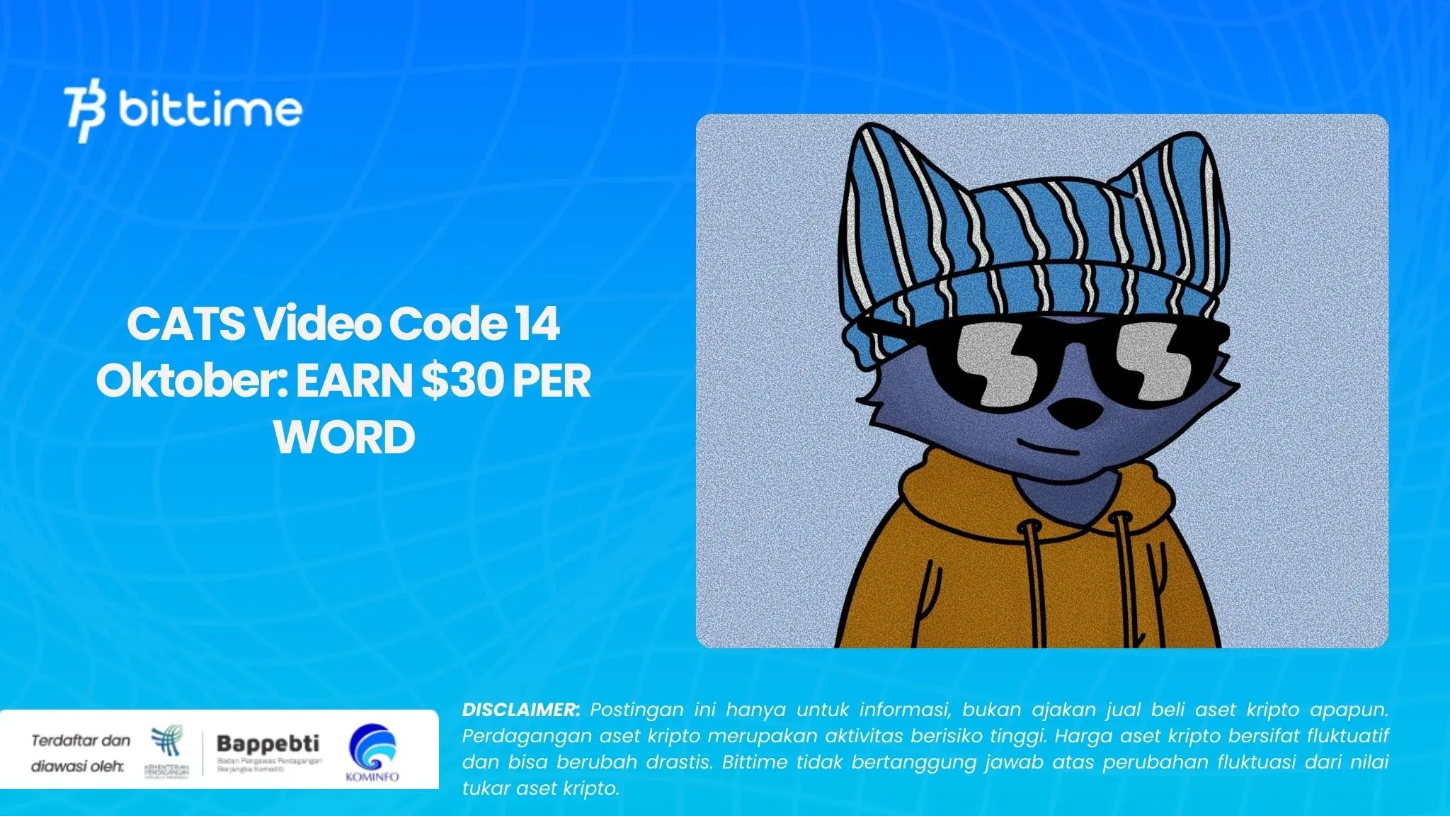 CATS Video Code 14 Oktober EARN $30 PER WORD.webp