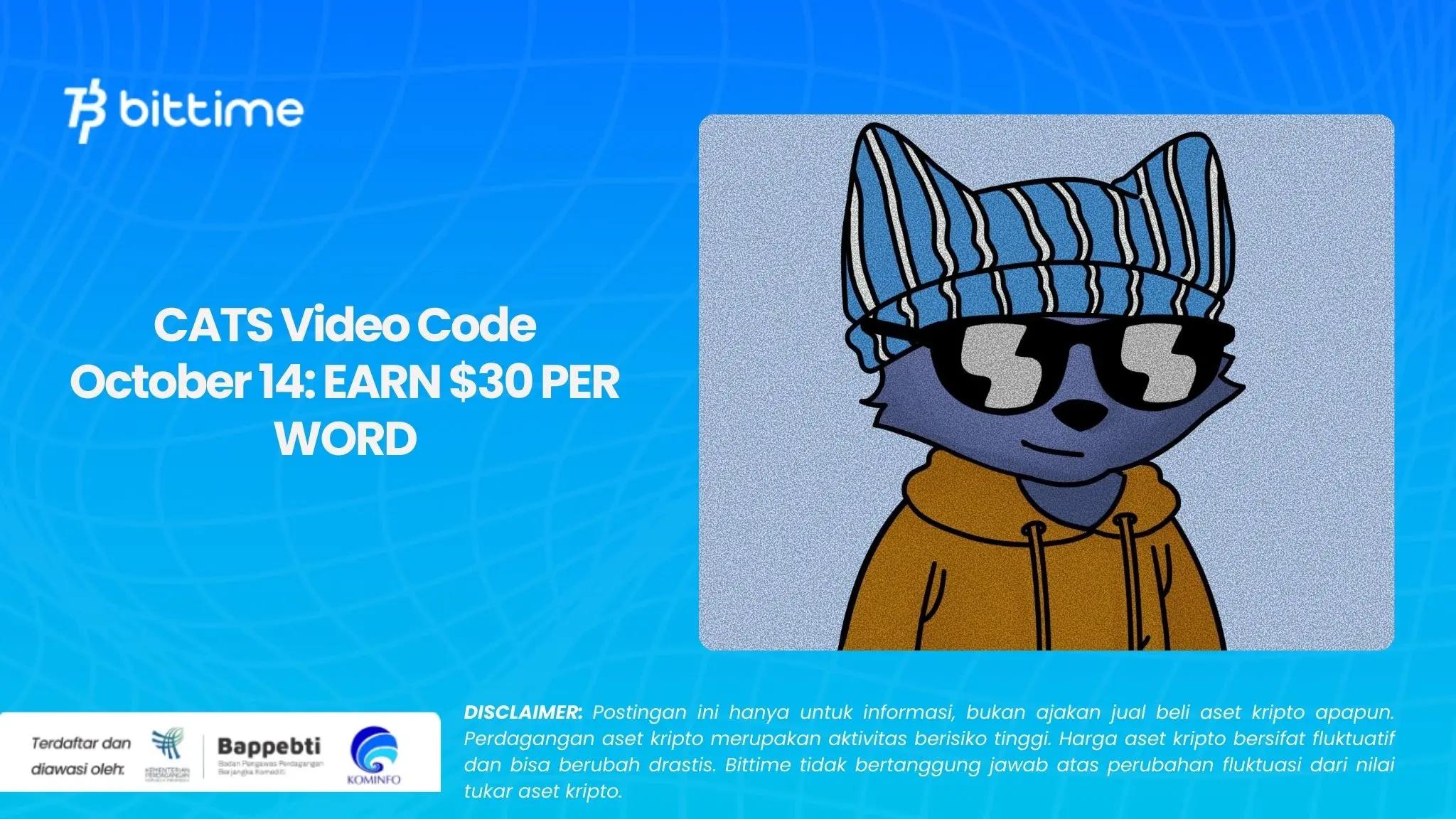 CATS Video Code October 14 EARN $30 PER WORD.webp