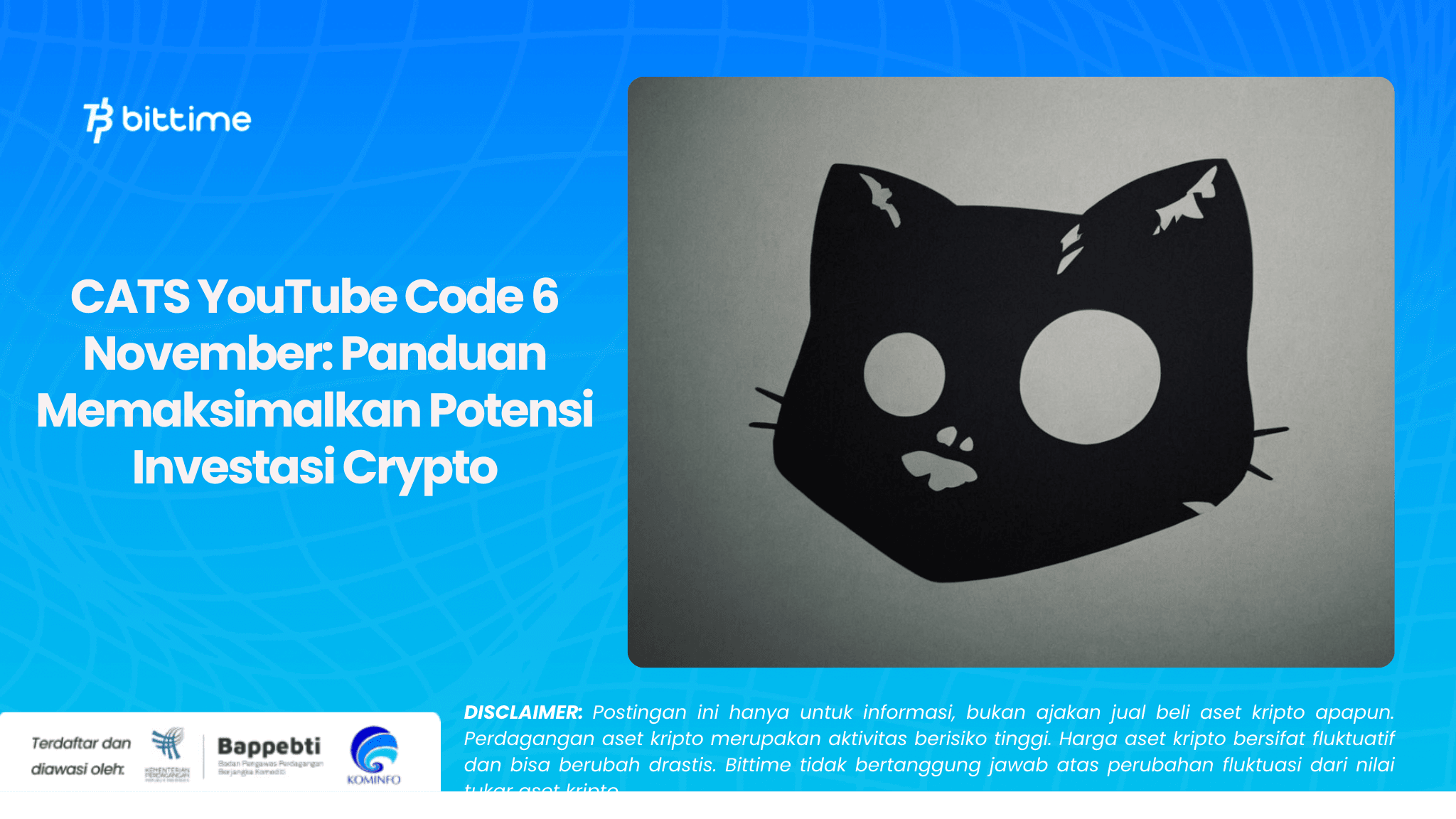 CATS YouTube Code 6 November Panduan Memaksimalkan Potensi Investasi Crypto.png