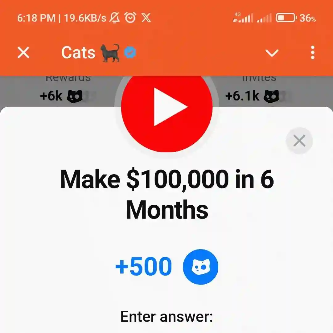 CATS Youtube Code Make $100,000 in 6 Months - answer.webp