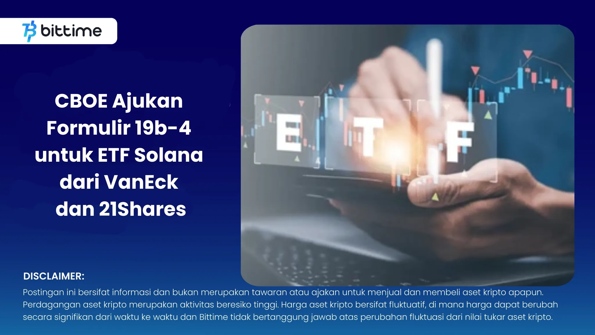 CBOE Ajukan Formulir 19b-4 untuk ETF Solana