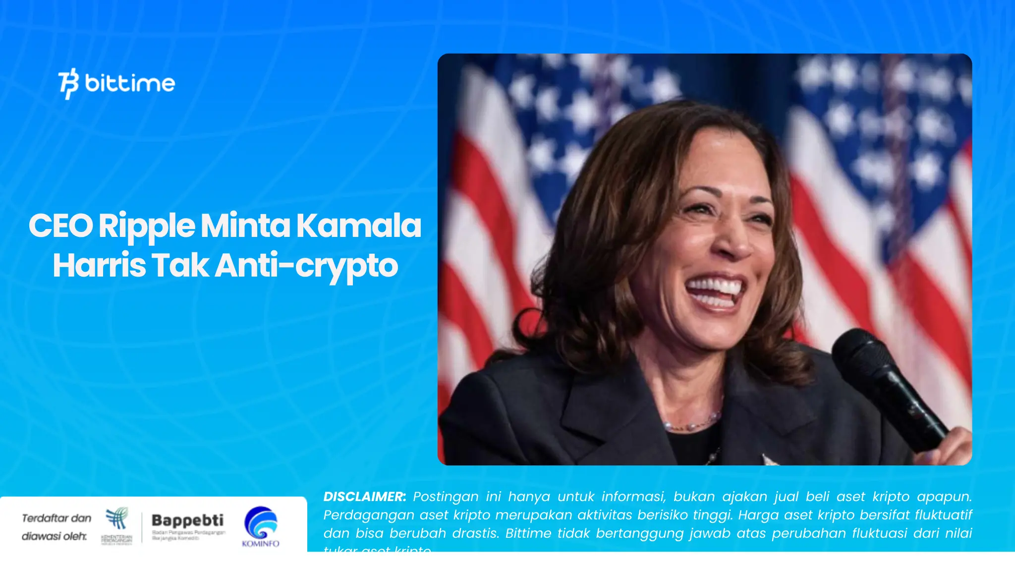 CEO Ripple Minta Kamala Harris Tak Anti-crypto.webp