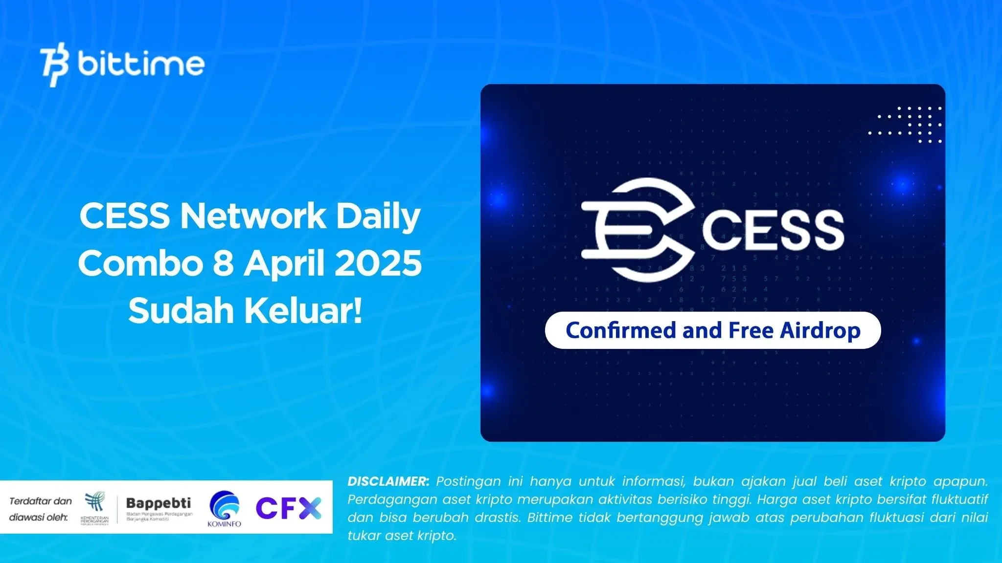 CESS Network Daily Combo 8 April 2025 Sudah Keluar! .webp