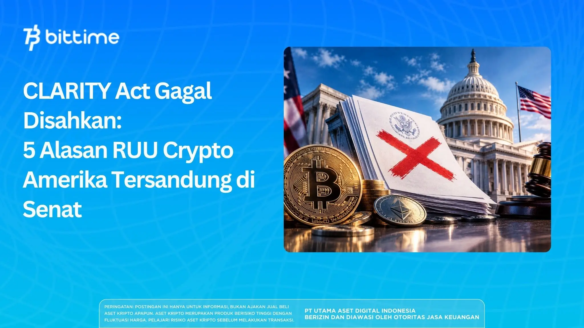 CLARITY Act Gagal Disahkan 5 Alasan RUU Crypto Amerika Tersandung di Senat.webp