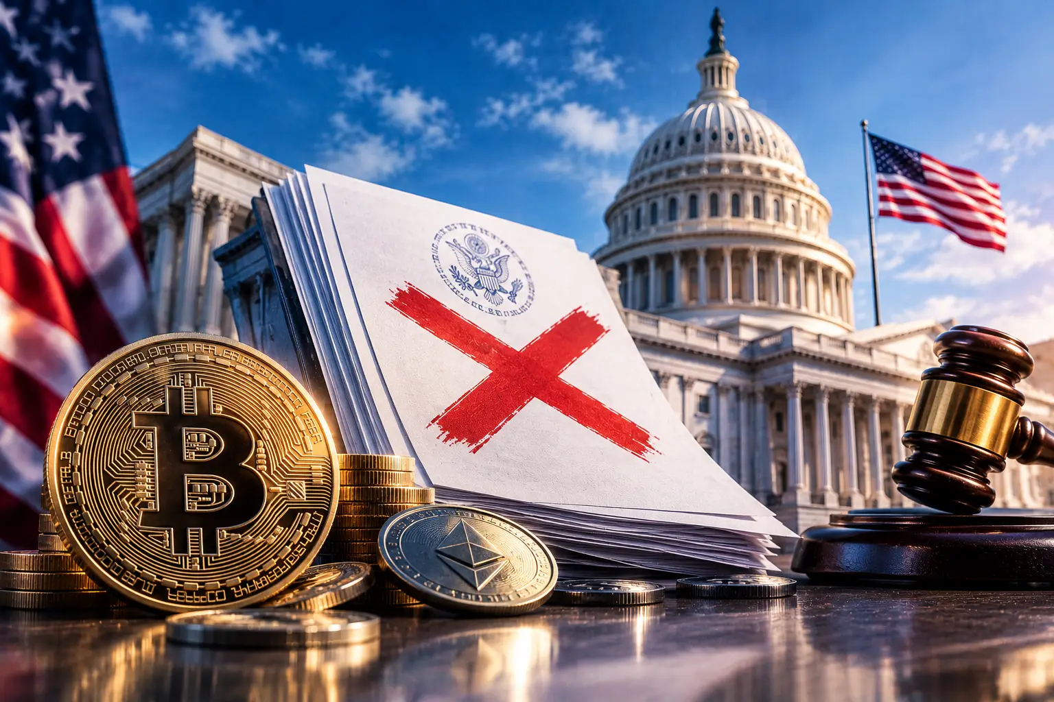 CLARITY Act Gagal Disahkan 5 Alasan RUU Crypto Amerika Tersandung di Senat - image.webp