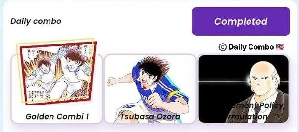 Captain Tsubasa RIVALS Daily Combo 15 Januari 2025.webp